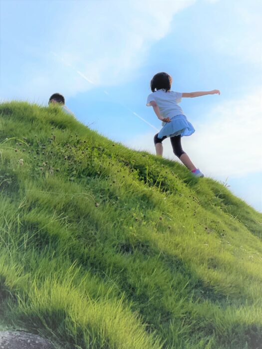 9月個別支援②園庭で主体的に