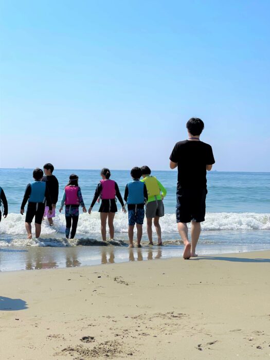 10月個別支援①海へ