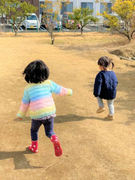 1月個別支援④真冬の外遊び💛